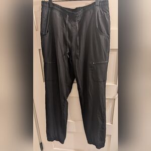 Eddie Bauer Women's Black Fleece Lined Cargo Pants Size 10